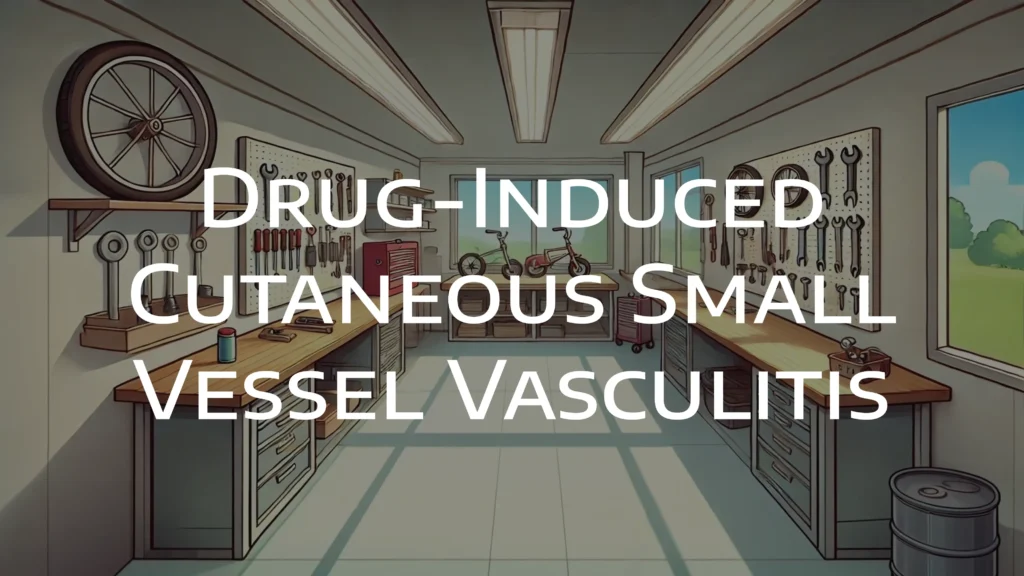 Drug-Induced Cutaneous Small Vessel Vasculitis Dermatographix dermnemonics