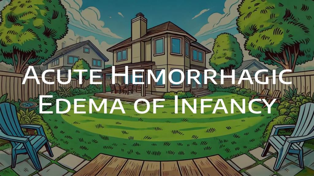 Acute Hemorrhagic Edema of Infancy Dermatographix dermnemonics